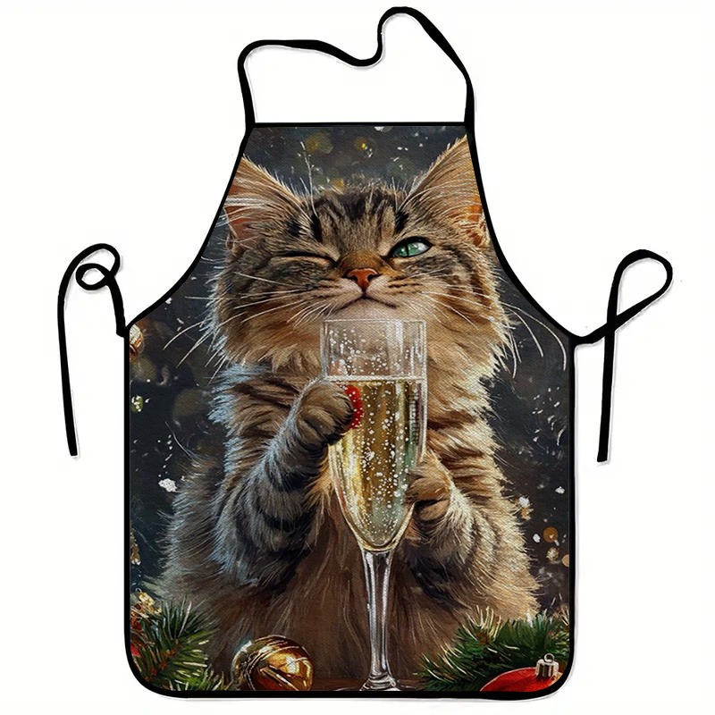 Home Cooking For Cats - Fartuch z nadrukiem o tematyce kociej,