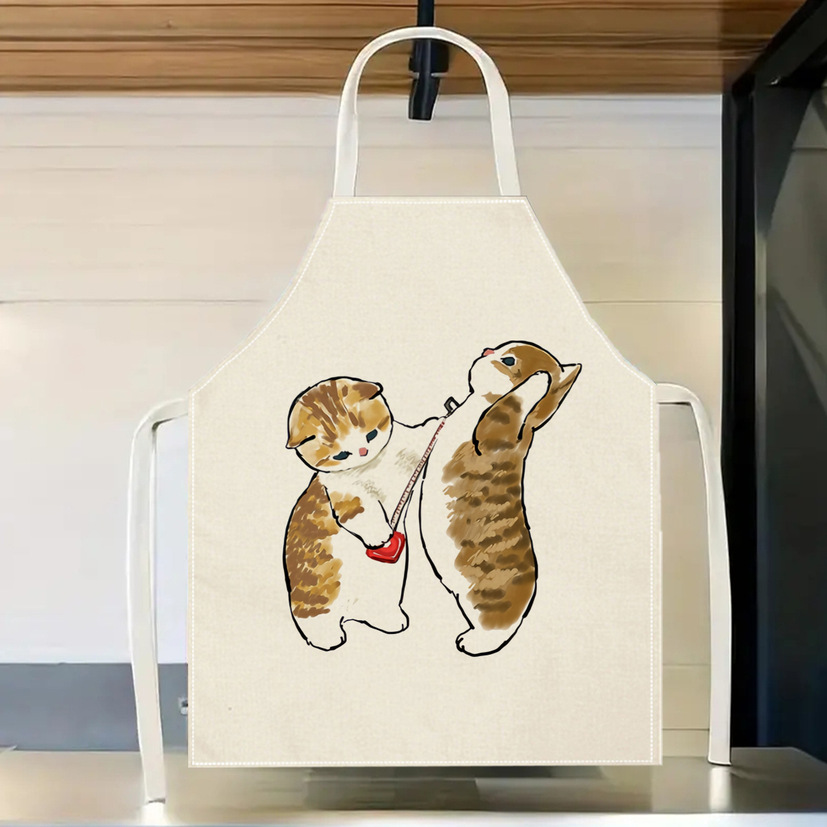 Home Cooking For Cats - 1 szt. Uroczy fartuch z kotami,