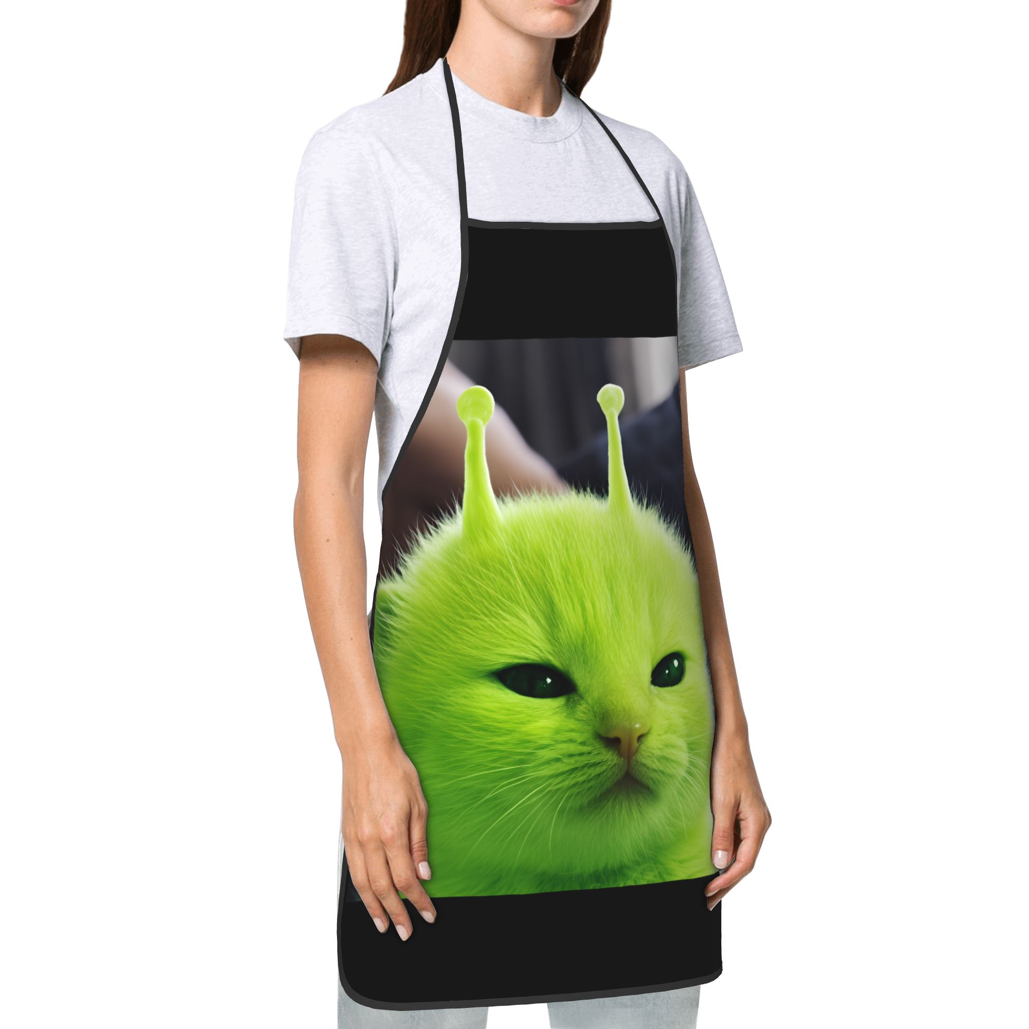 Zabawny Zielony Fartuch z Kota – Home Cooking For Cats recenzja i cena