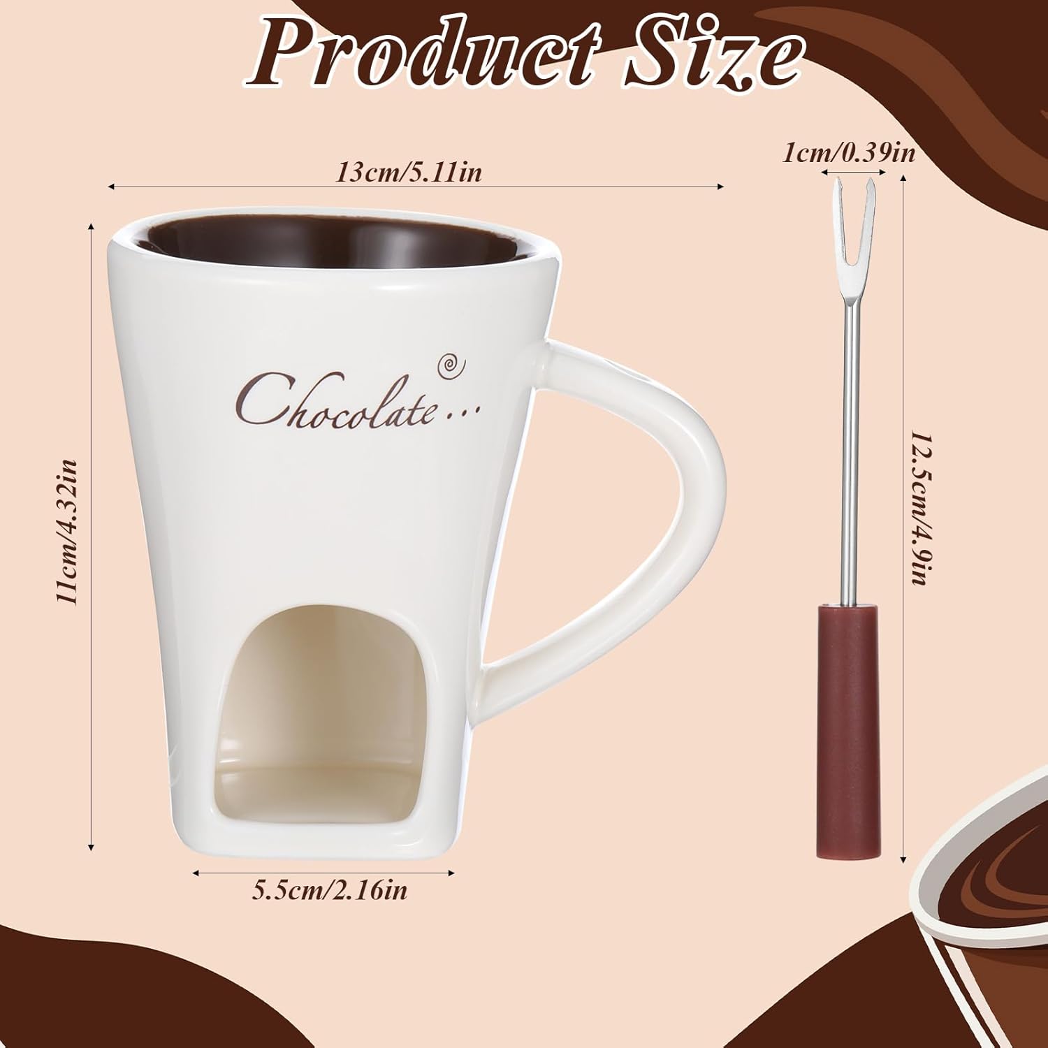 Słodki ceramiczny kubek do fon – Fondue Pot Ceramic recenzja i cena
