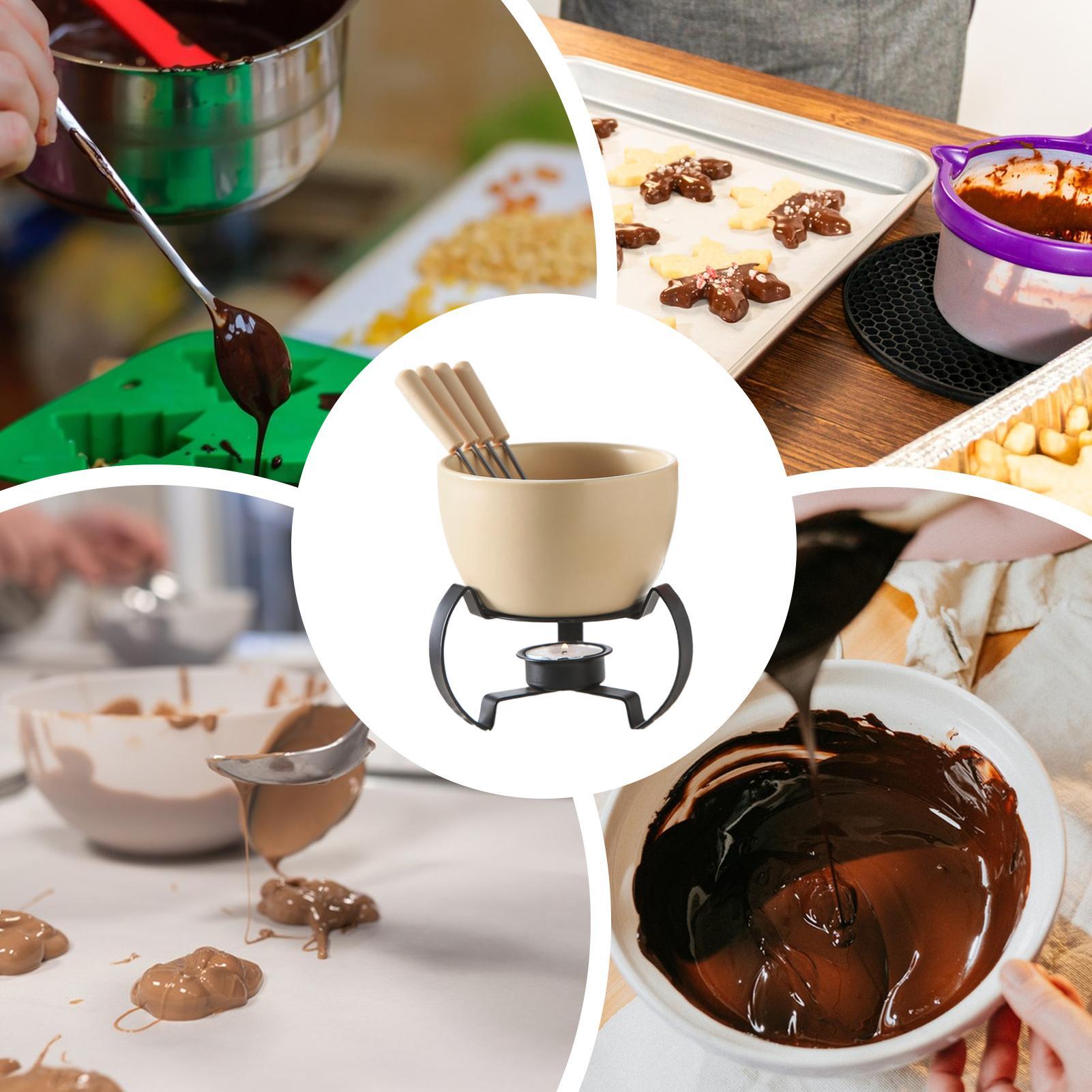 Zestaw mini ceramicznych kubkó – Fondue Pot Ceramic recenzja i cena