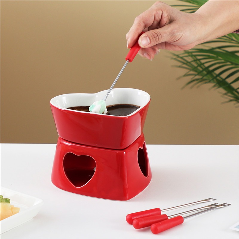 Zestaw do fondue w kształcie s – Fondue Pot Ceramic recenzja i cena