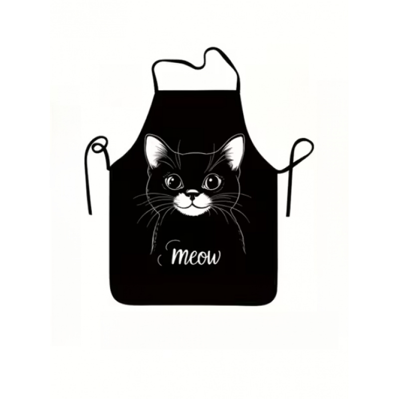 1 Sztuka Zabawnego Fartucha z  – Home Cooking For Cats recenzja i cena
