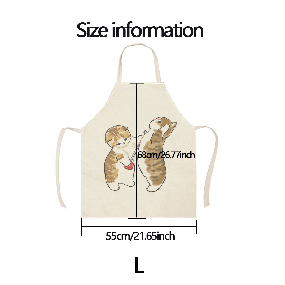 1 szt. Uroczy fartuch z kotami – Home Cooking For Cats recenzja i cena