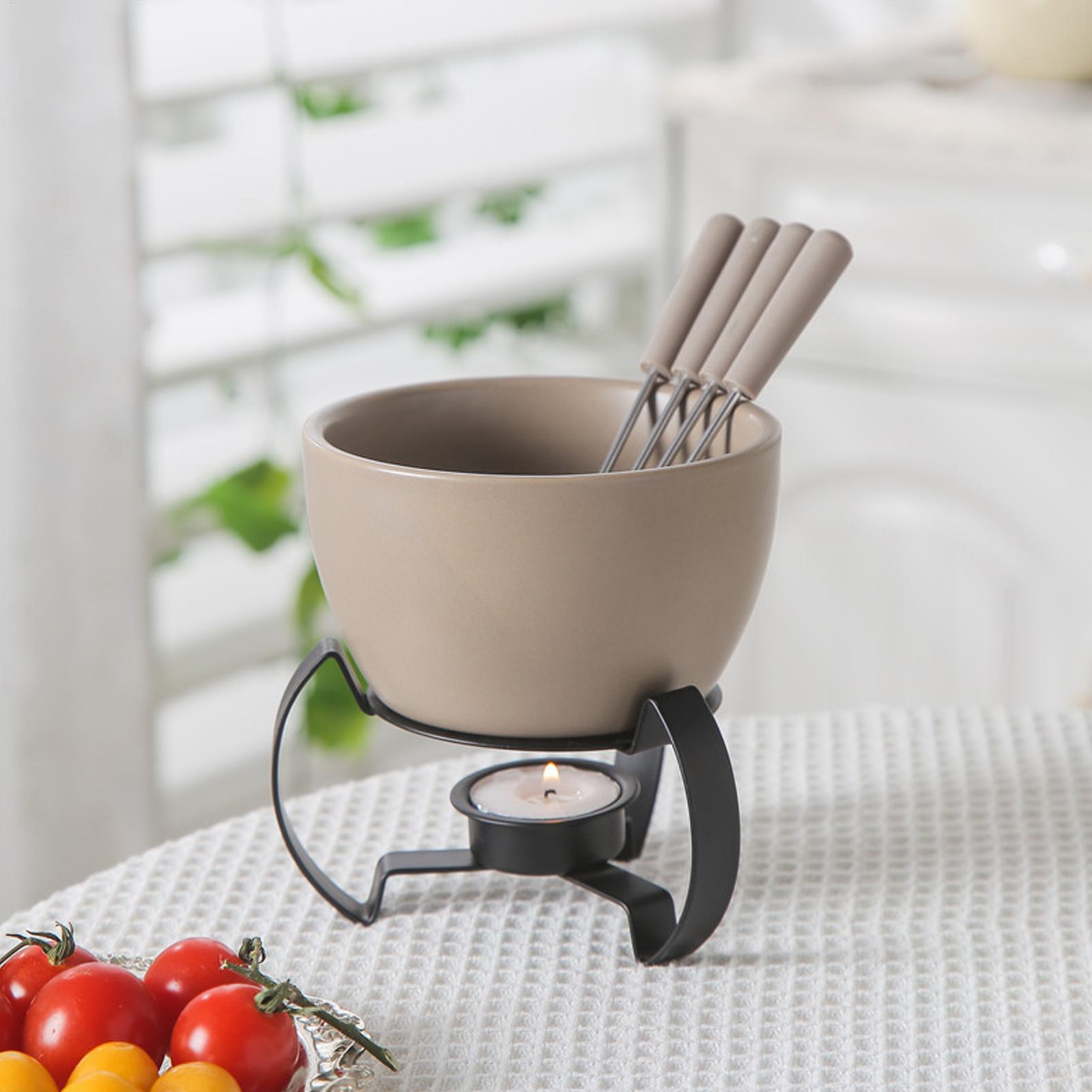 Zestaw mini ceramicznych kubkó – Fondue Pot Ceramic recenzja i cena