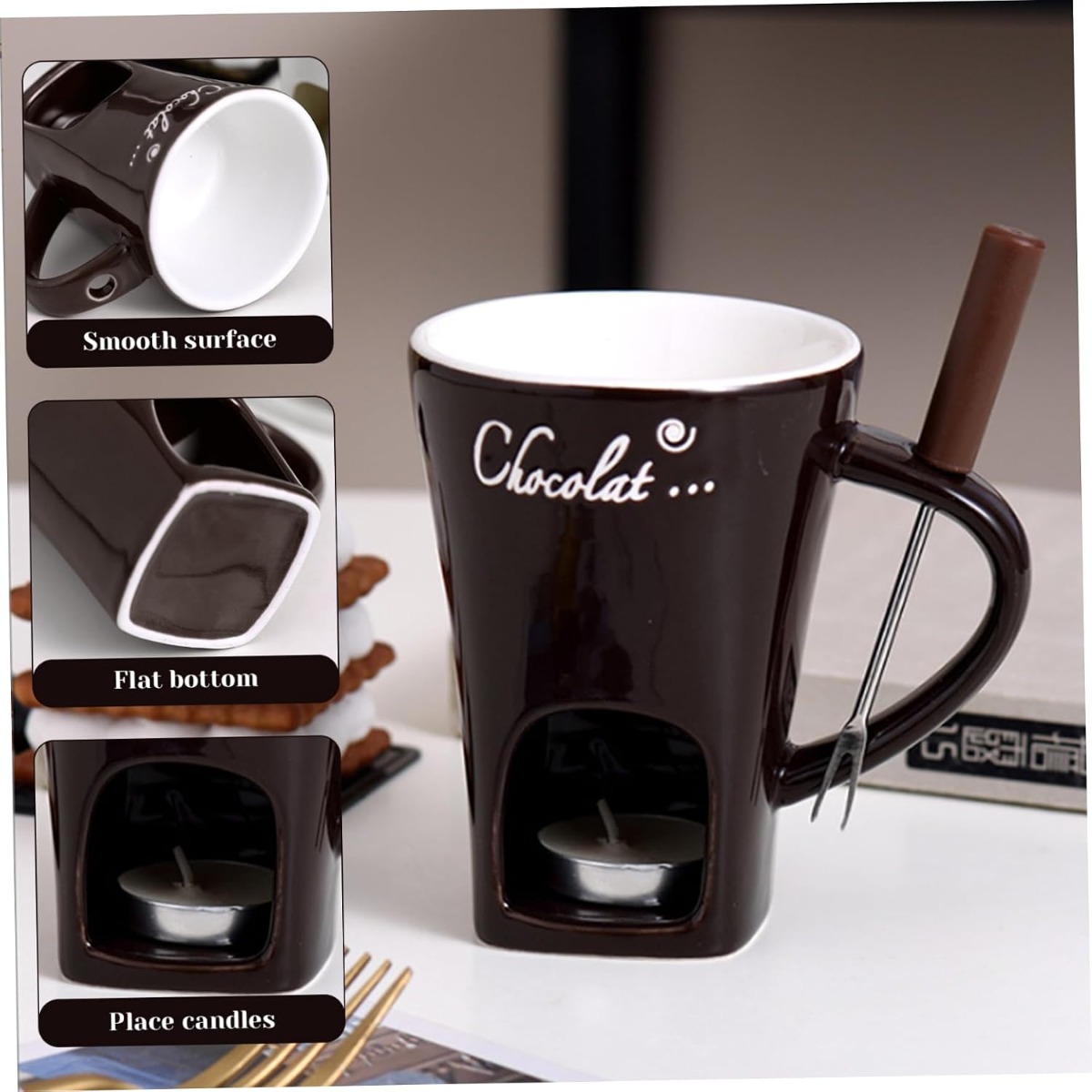 Ceramiczny wielofunkcyjny kube – Fondue Pot Ceramic recenzja i cena